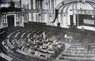 国立北平大学法学院政治系在国会议场实习